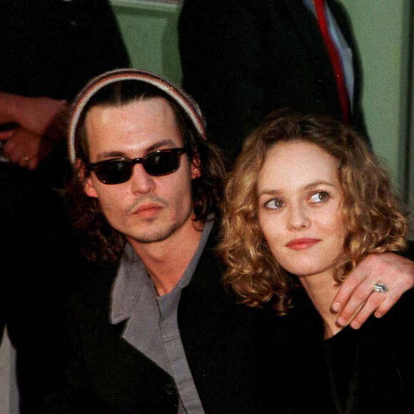 Johnny Depp et Vanessa Paradis sur le Walk of Fame