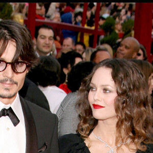 Johnny Depp et Vanessa Paradis aux Oscars