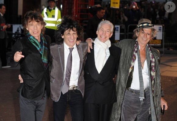 Keith Richards avec Les Rolling Stones en avril 2008