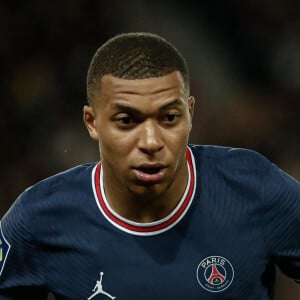 Kylian Mbappe (Paris Saint Germain) - Football : Match Ligue 1 Uber Eats PSG Vs Lens (1-1) au parc des princes à Paris le 23 avril 2022 © Aurelien Morissard / Panoramic / Bestimage 