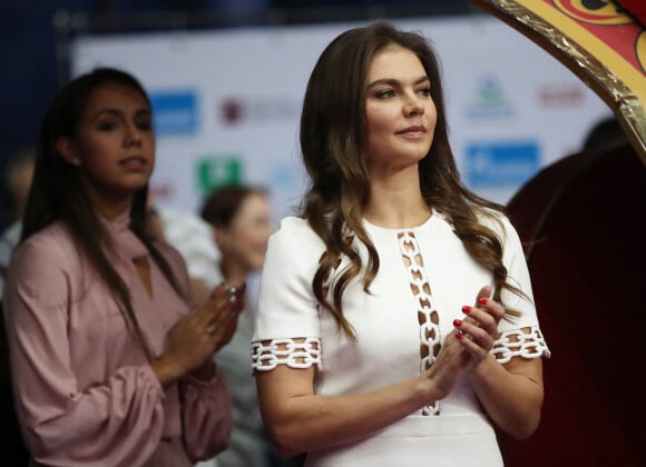 La compagne présumée de Vladimir Poutine, Alina Kabaeva, fait partie des juges d'un championnat de gym qui porte son nom. 17 février 2017. @ Sergei Savostyanov/Tass/ABACAPRESS.COM