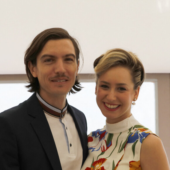 Jazmin Grace Grimaldi, la fille du prince Albert II de Monaco, avec son compagnon Ian Mellencamp en marge du tournoi Rolex Monte-Carlo Masters 2018 à Roquebrune Cap Martin le 19 avril 2018. © Claudia Albuquerque / Bestimage 