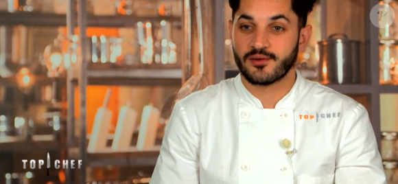 Merouan lors du quatrième épisode de "Top Chef" saison 10, le 27 février 2019 sur M6.