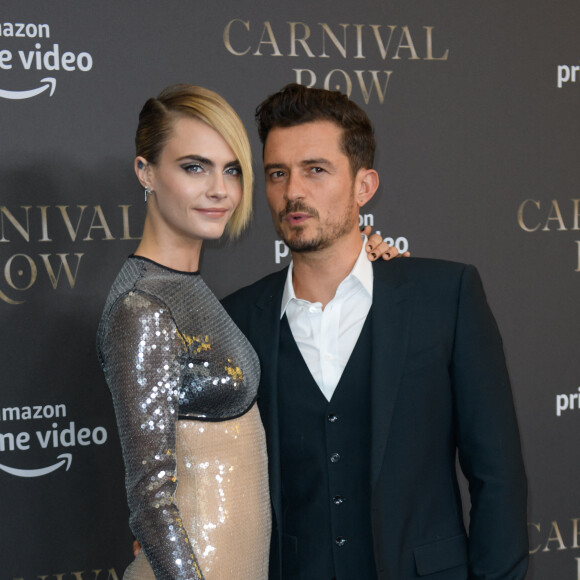 Cara Delevingne, Orlando Bloom - Soirée de présentation de la série "Carnival Row" au cinéma Astor Movie Odeon à Berlin, le 26 août 2019. 