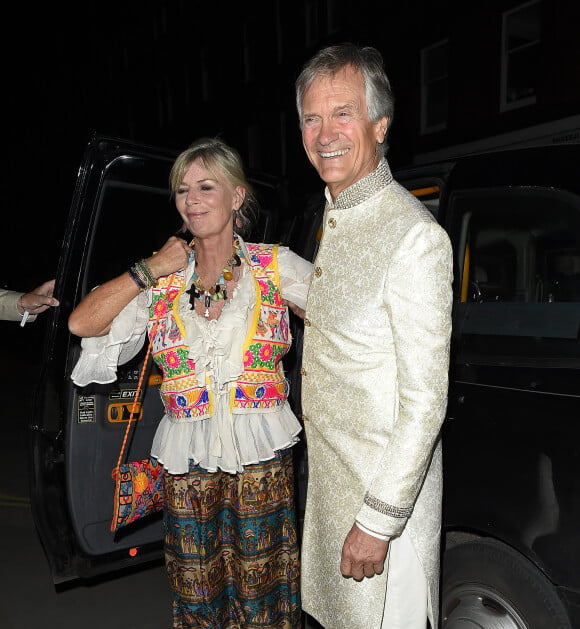 Charles Delevingne et sa femme Pandora Delevingne arrivent au "Chiltern Firehouse" pour fêter l'anniversaire des 30 ans de Poppy Delevingne. Londres, le 5 mai 2016. 