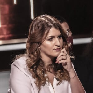 Exclusif - Marlène Schiappa sur le plateau de l'émission "On est en direct" (OEED) diffusée sur France 2 le 23 octobre 2021