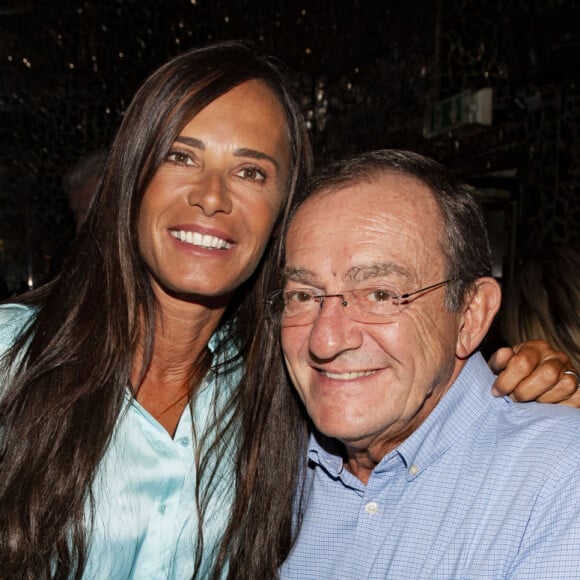 Exclusif - Nathalie Marquay et son mari Jean-Pierre Pernaut - Soirée au Don Camilo pour le lancement du clip "Radio Aktébo" de l'association Aktebo au profit des enfants malades à Paris le 17 septembre 2019. © Jack Tribeca/Bestimage 