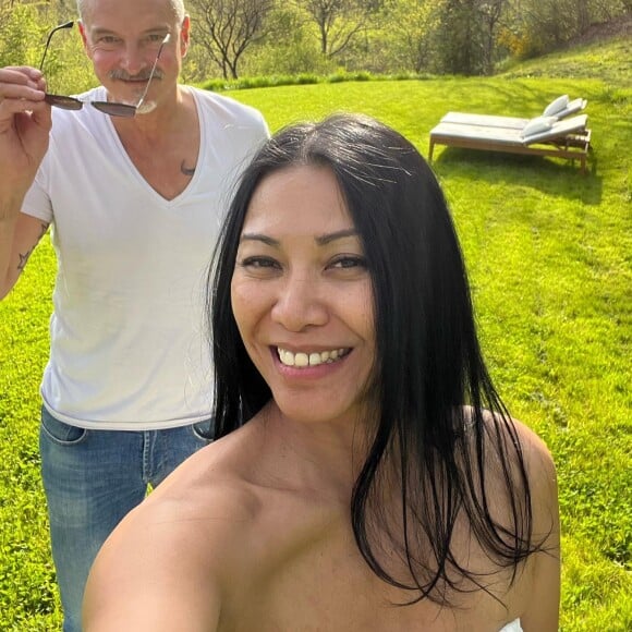 Anggun et son époux sur Instagram. Le 20 avril 2022.