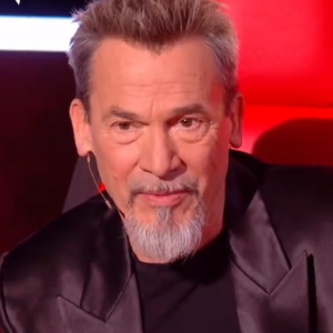 Florent Pagny en larmes dans "The Voice 11" après le passage d'un candidat. TF1.