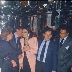 Archives - Soirée à Roland-Garris en présence de Régine et Nicolas Sarkozy en 1986