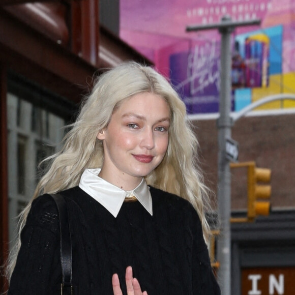 Gigi Hadid se rend à la Pre-Met gala party à New York le 1er mai 2022.