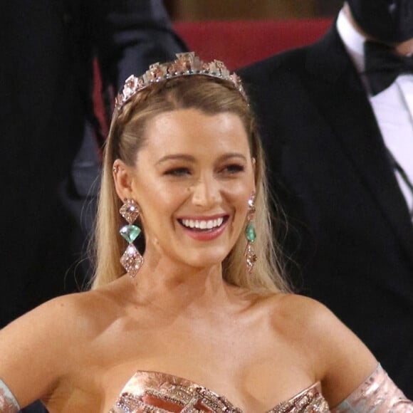 Blake Lively - Les célébrités arrivent à la soirée du "MET Gala 2022" à New York, le 2 mai 2022.