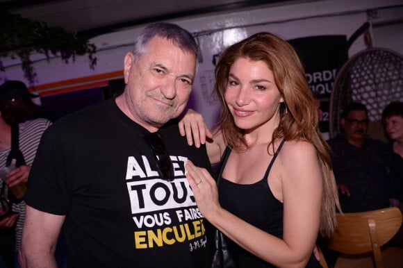 Jean-Marie Bigard et sa femme Lola Marois - People à l'évènement "Les Brunchs du Shelby" by Brahim Zaibat et Noam Chouat au Concorde Atlantique à Paris, le 13 juin 2021. © Rachid Bellak/Bestimage 