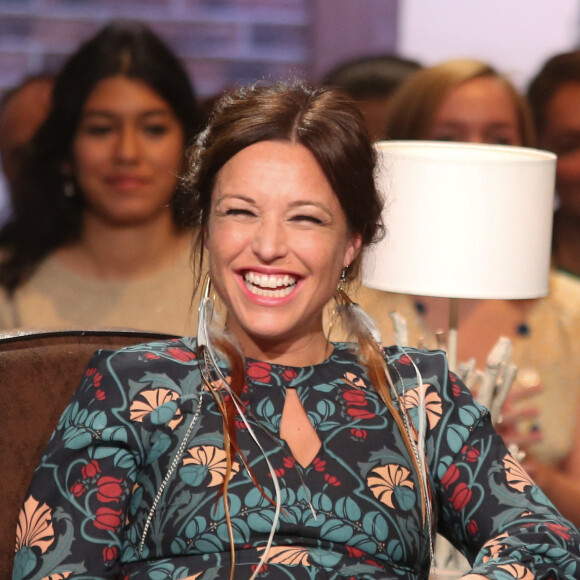 Exclusif - Natasha St-Pier (enceinte) - Enregistrement de l'émission "Du côté de chez Dave" au Studio 107 à La Plaine Saint Denis, qui sera diffusée sur France 3 le 25 octobre. Le 20 octobre 2015 © CVS / Bestimage 