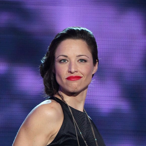 Exclusif - Natasha Saint-Pier Paris le 17 Decembre 2012 Enregistrement du premier prime time sur TF1 d' Estelle Denis. Une emission qui s'intitule "Samedi, on chante Jean-Jacques Goldman" et qui sera diffusee le 19 janvier 2013