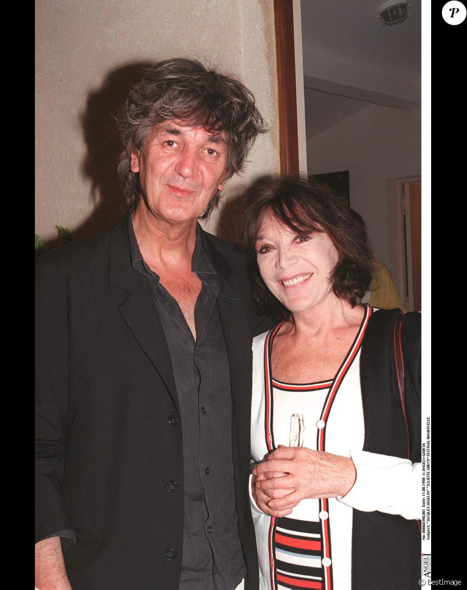 Jacques Higelin et Juliette Gréco au Festival de Ramatuelle.