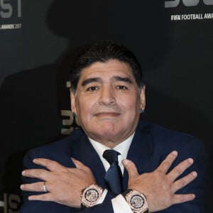 Diego Maradona - The Best FIFA Football Awards 2017 au London Palladium à Londres, le 23 octobre 2017. © Pierre Perusseau/Bestimage