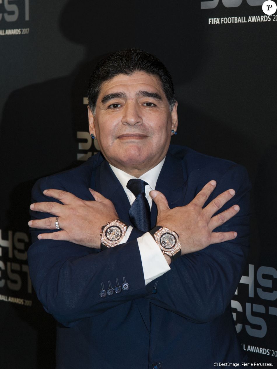 Diego Maradona - The Best FIFA Football Awards 2017 au London Palladium à Londres, le 23 octobre 2017. © Pierre Perusseau/Bestimage