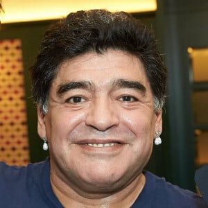 Exclusif - Diego Maradona dans les rues de Vienne.