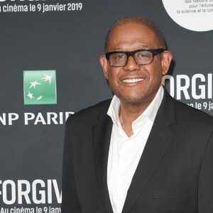 Forest Whitaker - Avant-première du film "Forgiven" à la Maison de l'Unesco à Paris, le 15 décembre 2018.