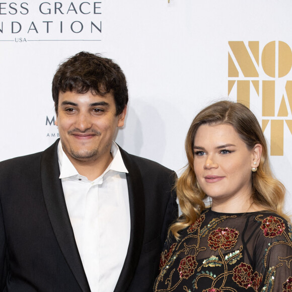 Camille Gottlieb et son meilleur ami, Médy Anthony durant l'avant première du dernier James Bond " No Time To Die" au Casino de Monaco, le 29 septembre 2021. © Bruno Bebert/Bestimage
