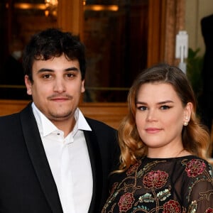 Camille Gottlieb et son meilleur ami, Médy Anthony durant l'avant première du dernier James Bond " No Time To Die" au Casino de Monaco, le 29 septembre 2021. © Bruno Bebert/Bestimage