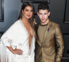 Priyanka Chopra et son mari Nick Jonas - 62ème soirée annuelle des Grammy Awards à Los Angeles.