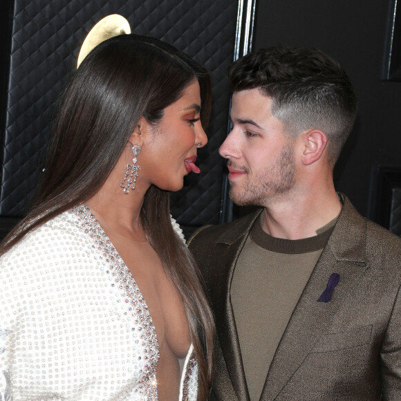 Priyanka Chopra Jonas, Nick Jonas- 62ème soirée annuelle des Grammy Awards à Los Angeles, le 26 janvier 2020. 
