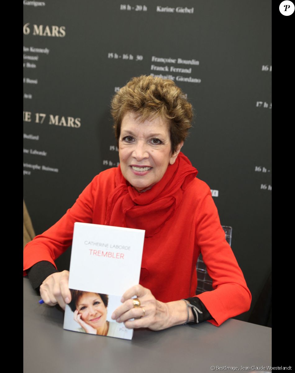 Catherine Laborde - Salon du Livre 2019 à la Porte de Versailles à Paris du 15 au 18 mars 2019. © Jean-Claude Woestelandt / Bestimage