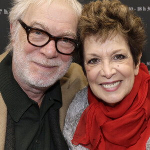 Catherine Laborde et son mari Thomas Stern - Salon du livre de Paris le 16 mars 2019. © Cédric Perrin/Bestimage