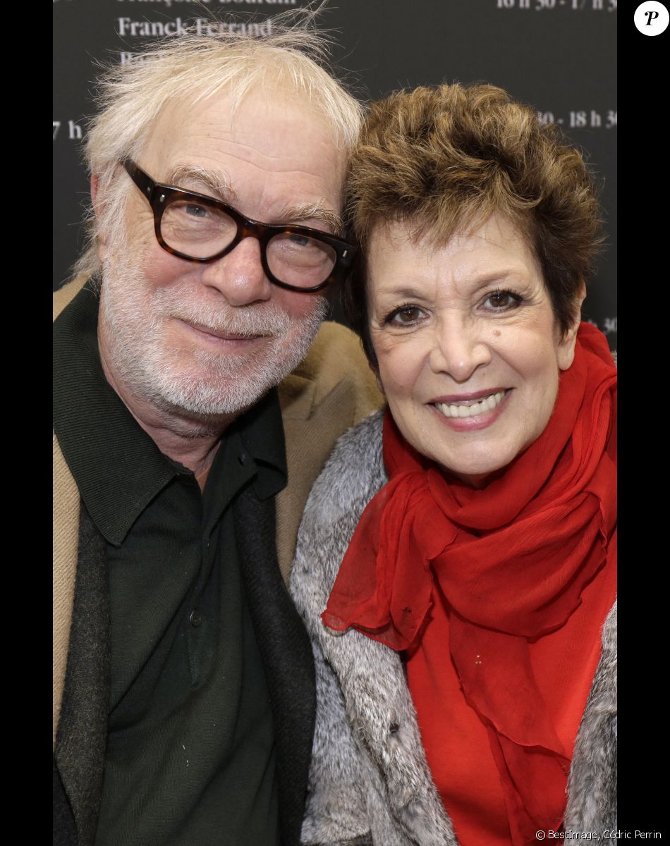 Catherine Laborde et son mari Thomas Stern - Salon du livre de Paris le 16 mars 2019. © Cédric Perrin/Bestimage