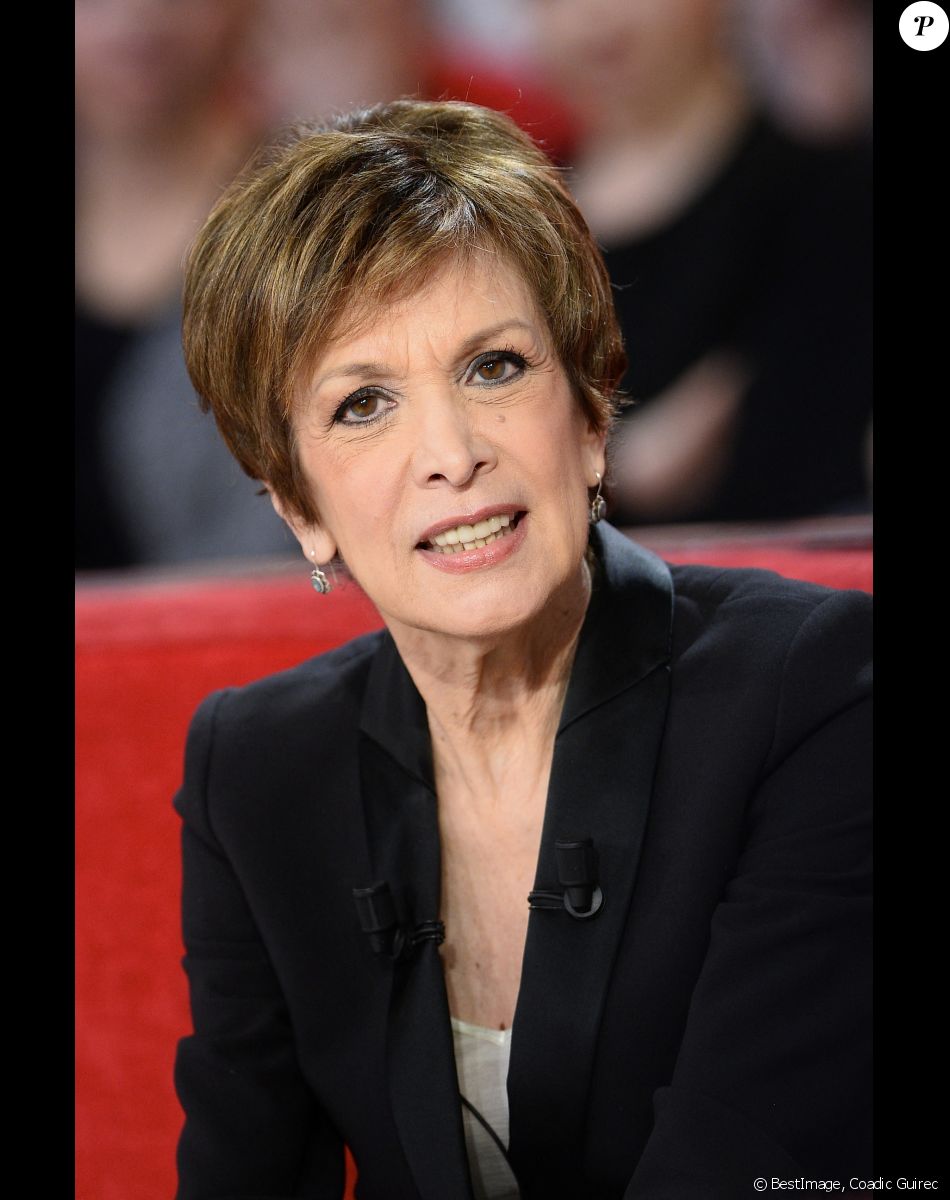 Catherine Laborde - Enregistrement de l'émission "Vivement Dimanche" à Paris le 10 février 2016 et qui sera diffusée le 14 février 2016. © Coadic Guirec/Bestimage