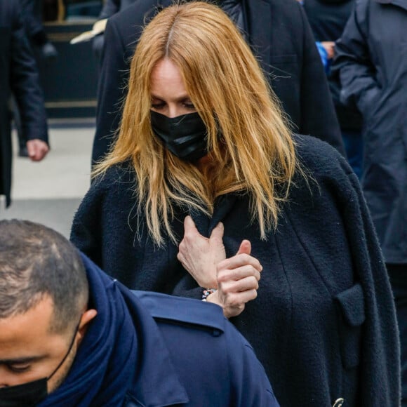 No Web - Vanessa Paradis - Arrivées et sorties du défilé Chanel Haute-Couture 2022 au Grand Palais Ephémère dans le cadre de la Fashion Week de Paris, France, le 25 janvier 2022. © Christophe Aubert via Bestimage