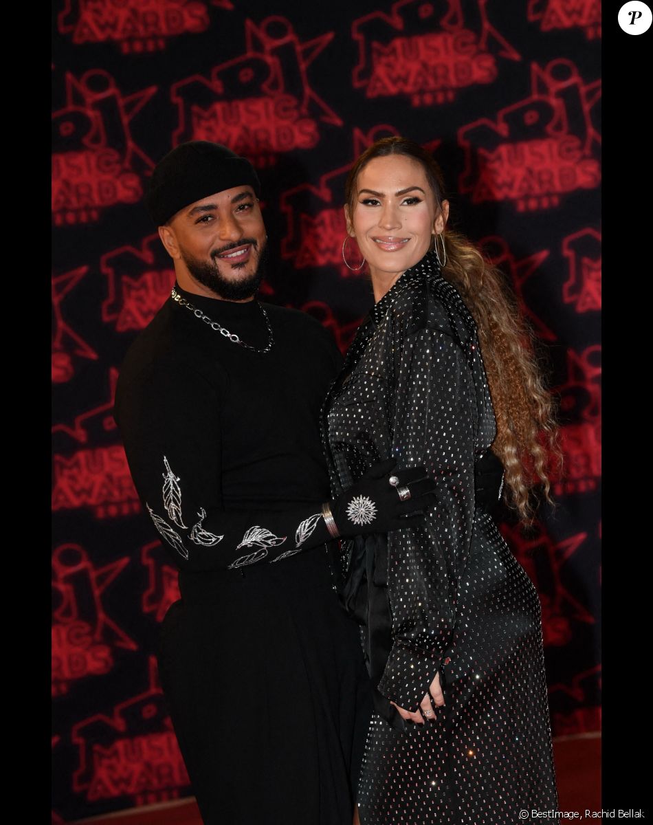 Slimane et Vitaa lors de la 23ème édition des NRJ Music Awards 2021 au Palais des Festivals de Cannes, le 20 novembre 2021. © Rachid Bellak/Bestimage