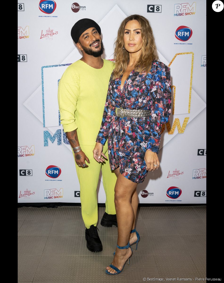 Vitaa et Slimane - Photocall et Backstage de l'événement musical "RFM Music Show" édition spéciale pour les 40 ans de la célèbre radio au Palais des Sports de Levallois-Perret et avec le retour des lives. Ce concert exceptionnel sera retransmis sur C8 le mercredi 30 juin. Émission présentée par B.Montiel et L.Rétory. Levallois-Perret le 26 juin 2021 © Veeren Ramsamy - Pierre Perusseau / Bestimage