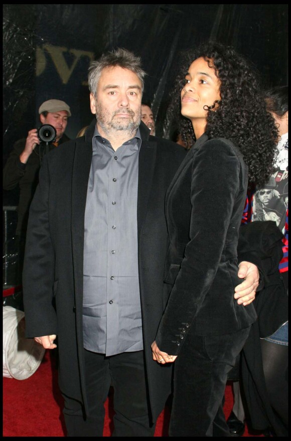 Luc Besson et Virginie Silla à la première de From Paris With Love, à New York, le 28 janvier 2010.