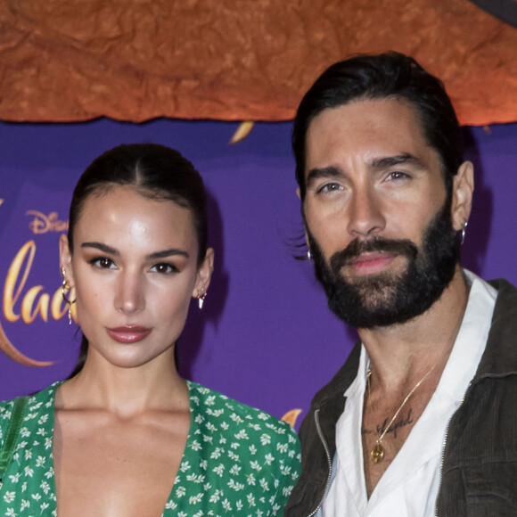 Jade Leboeuf, fille de Frank Leboeuf, son compagnon Stéphane Rodrigues - Avant-première Parisienne du film "Aladdin" au Grand Rex à Paris le 8 mai 2019. © Olivier Borde/Bestimage