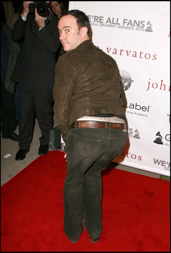 Dave Matthewsau concert privé de la boutique John Varvatos pour les Grammy Awards, le 28 janvier 2010 !