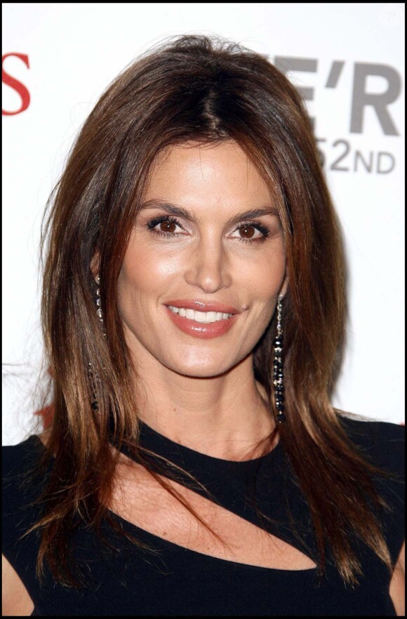 Cindy Crawford au concert privé de la boutique John Varvatos pour les Grammy Awards, le 28 janvier 2010 !