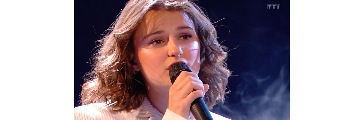 Photo : The Voice 2022, les demi-finales : Lou a interprété Voilà de ...
