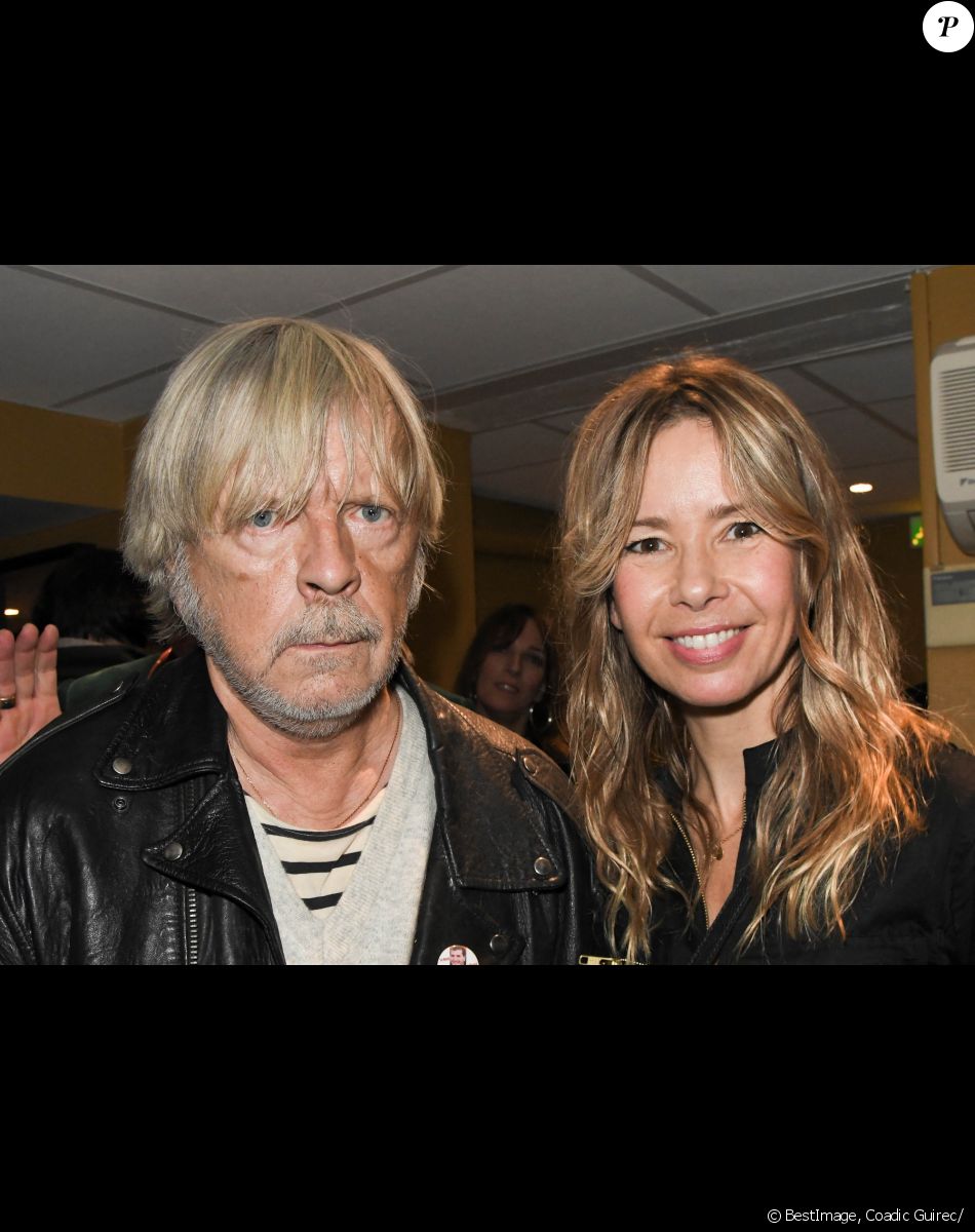 Exclusif - Le chanteur Renaud (Renaud Séchan) et son ex-femme Romane Serda - People au concert de Dave à Bobino à Paris. © Coadic Guirec/Bestimage