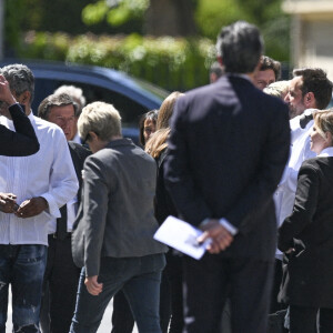 Le chef Jean-François Piège - Obsèques d'Antoine Alléno (fils du chef cuisinier français, trois étoiles au Guide Michelin Yannick Alléno) en la collégiale Notre-Dame de Poissy, France, le 13 mai 2022. © Jean-Baptiste Autissier/Panoramic/Bestimage 