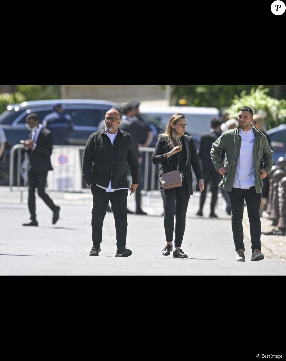 Le chef Frédéric Anton - Obsèques d'Antoine Alléno (fils du chef cuisinier français, trois étoiles au Guide Michelin Yannick Alléno) en la collégiale Notre-Dame de Poissy, France, le 13 mai 2022. © Jean-Baptiste Autissier/Panoramic/Bestimage
