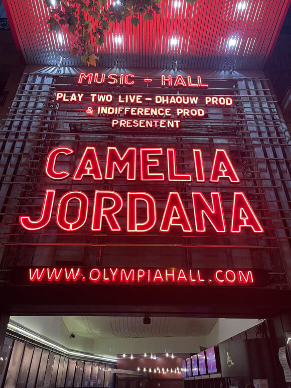 Exclusif - Camélia Jordana en concert à l'Olympia à Paris, France, le 11 mai 2022.  © Christophe Clovis/Bestimage 