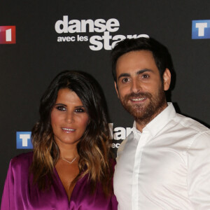 Karine Ferri et Camille Combal - Photocall de la saison 9 de l'émission "Danse avec les stars" (DALS) au siège de TF1 à Boulogne-Billancourt le 11 septembre 2018. © Denis Guignebourg/Bestimage 