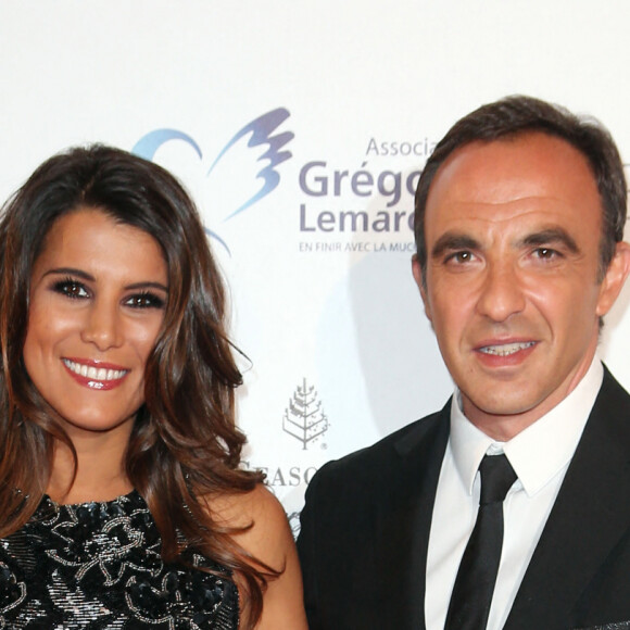 Karine Ferri et Nikos Aliagas - Soirée "Global Gift Gala 2014 " à l'hôtel Four Seasons George V à Paris le 12 mai 2014. 