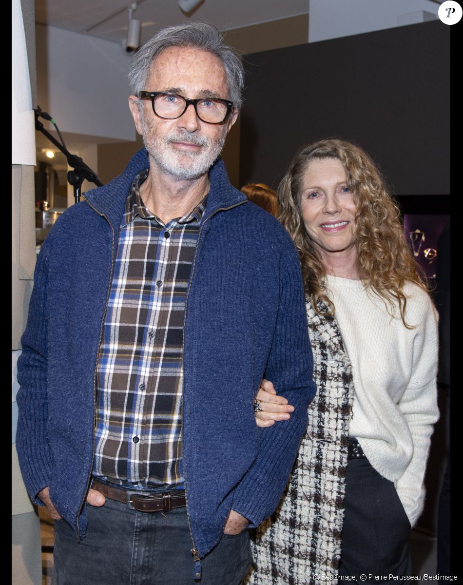 Exclusif - Thierry Lhermitte et sa femme Hélène - Soirée privée pour le lancement de la collaboration de la marque Nathalie Blanc avec Lorenz Bäumer à Paris © Pierre Perusseau/Bestimage