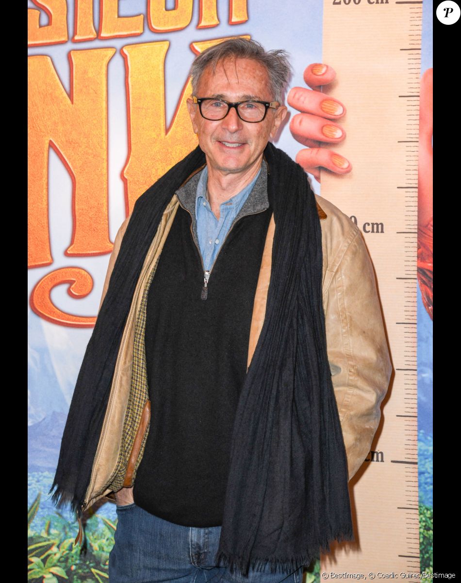 Thierry Lhermitte à l'avant-première du film d'animation "Monsieur Link" au cinéma Gaumont-Opéra à Paris, France, le 7 avril 2019. © Coadic Guirec/Bestimage