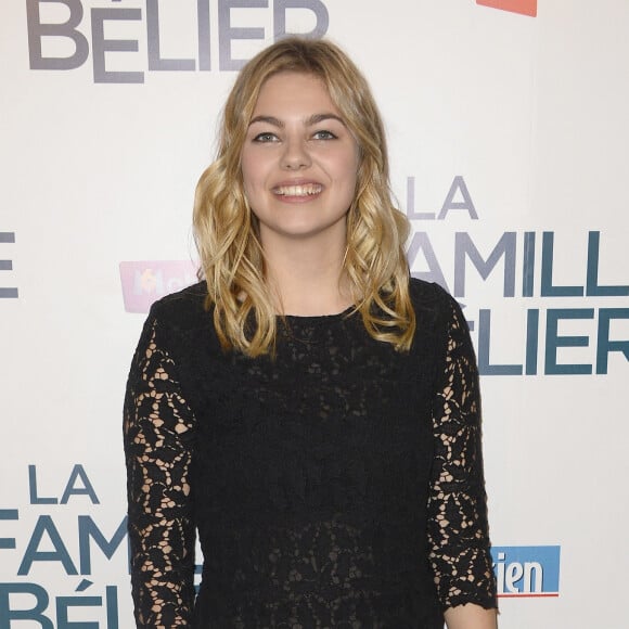 Louane Emera - Avant-première du film "La Famille Bélier" au Grand Rex à Paris, le 9 décembre 2014.