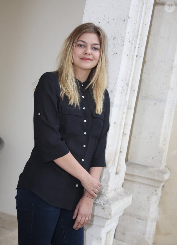 Louane Emera pose pour le film 'la famille Bélier' lors du Festival du film de Sarlat le 11 Novembre 2014 à Sarlat